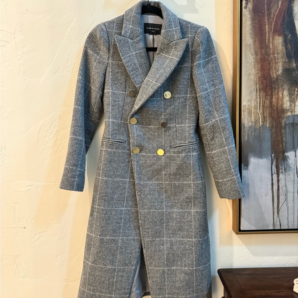 Club Monaco will coat gray in size xs